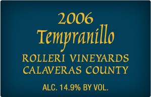 2006 Tempranillo 2006 Tempranillo